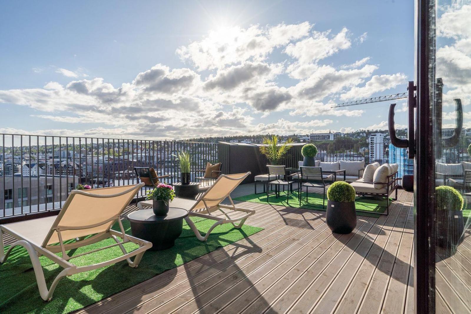 Totalapartments Vervet Gjoa ทรอมโซ ภายนอก รูปภาพ